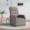 Image de Fauteuil Inclinable Taupe Tissu Vidaxl