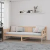 Image de Lit De Jour Sans Matelas Bois De Pin Massif 90x200 Cm Vidaxl