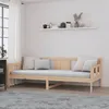 Image de Lit De Jour Sans Matelas Bois De Pin Massif 80x200 Cm Vidaxl