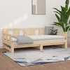 Image de Lit Coulissant Sans Matelas Bois De Pin Massif 2x(90x190) Cm Vidaxl