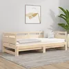 Image de Lit Coulissant Sans Matelas Bois De Pin Massif 2x(90x190) Cm Vidaxl