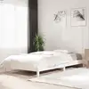 Image de Lit Empilable Sans Matelas Blanc 90x190 Cm Bois De Pin Massif Vidaxl