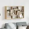 Image de Étagère Murale Chêne Sonoma 85x16x52,5 Cm Bois D'ingénierie Vidaxl