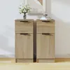 Image de Buffets 2 Pcs Chêne Sonoma 30x30x70 Cm Bois D'ingénierie Vidaxl