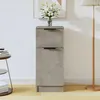Image de Buffet Gris Béton 30x30x70 Cm Bois D'ingénierie Vidaxl