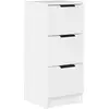 Image de Vidaxl buffet blanc 30x30x70 cm bois d'ingénierie