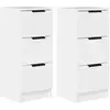 Image de Vidaxl buffets 2 pcs blanc 30x30x70 cm bois d'ingénierie