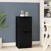 Image de Buffet Noir 30x30x70 Cm Bois D'ingénierie Vidaxl