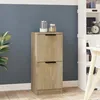 Image de vidaXL Buffet Armoire Latérale Armoire de Rangement Organisateur de Maison Meuble de Salon Intérieur Chêne Sonoma 30x30x70 811175