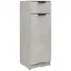 Image de Armoire De Salle De Bain Gris Béton 32x34x90 Cm Vidaxl