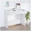 Image de Vidaxl table console blanc 90x36x75 cm bois d'ingénierie