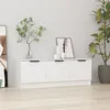 Image de Meuble Tv Blanc 102x35x36,5 Cm Bois D'ingénierie Vidaxl