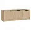 Image de Vidaxl meuble tv chêne sonoma 102x35x36,5 cm bois d'ingénierie