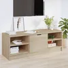 Image de Meuble Tv Chêne Sonoma 102x35,5x36,5 Cm Bois D'ingénierie Vidaxl