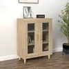 Image de Buffet Chêne Sonoma 69,5x34x90 Cm Bois D'ingénierie Vidaxl