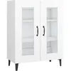 Image de Buffet Blanc 69,5x34x90 Cm Bois D'ingénierie Vidaxl
