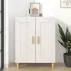 Image de Buffet Blanc 69,5x34x90 Cm Bois D'ingénierie Vidaxl