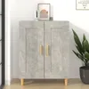 Image de Buffet Gris Béton 69,5x34x90 Cm Bois D'ingénierie Vidaxl