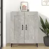 Image de Buffet Gris Béton 69,5x34x90 Cm Bois D'ingénierie Vidaxl