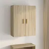 Image de Armoire Murale Suspendue Chêne Sonoma 69,5x34x90 Cm Vidaxl
