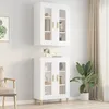 Image de Armoire Murale Suspendue Blanc 69,5x34x90 Cm Vidaxl