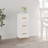 Image de Buffet Blanc 34,5x34x90 Cm Bois D'ingénierie Vidaxl