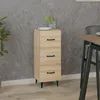 Image de Buffet Chêne Sonoma 34,5x34x90 Cm Bois D'ingénierie Vidaxl