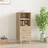 Image de 812360 vidaXL Buffet Chêne sonoma 345x34x90 cm Bois dingénierie
