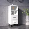 Image de Buffet Blanc 34,5x34x90 Cm Bois D'ingénierie Vidaxl
