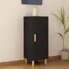 Image de Buffet Noir 34,5x34x90 Cm Bois D'ingénierie Vidaxl