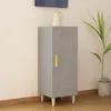 Image de Buffet Gris Béton 34,5x34x90 Cm Bois D'ingénierie Vidaxl