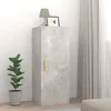 Image de vidaXL Armoire murale Gris béton 345x34x90 cm Bois dingénierie 812433