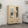 Image de Buffet Haut Chêne Sonoma 70x31x115 Cm Bois D'ingénierie Vidaxl