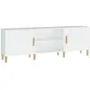 Image de Vidaxl meuble tv blanc 150x30x50 cm bois d'ingénierie