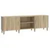 Image de Vidaxl meuble tv chêne sonoma 150x30x50 cm bois d'ingénierie