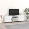 Image de vidaXL Meuble TV Blanc 150x30x50 cm Bois dingénierie 812627