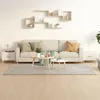 Image de vidaXL Tables basses 2pcs Blanc brillant 50x50x40 cm Bois dingénierie 812721