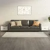 Image de Tables Basses Avec Pieds Métal 2 Pcs Blanc Brillant 50x50x40 Cm Vidaxl