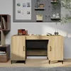 Image de Bureau Chêne Sonoma 140x50x75 Cm Bois D'ingénierie Vidaxl