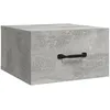 Image de Table De Chevet Murale Gris Béton 35x35x20 Cm Vidaxl