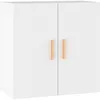 Image de Armoire Murale Blanc 60x30x60 Cm Bois D'ingénierie Vidaxl