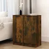 Image de Buffets 2 Pcs Chêne Fumé 30x30x70 Cm Bois D'ingénierie Vidaxl