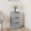 Image de Buffet Sonoma Gris 30X30X70 Cm Bois Dingénierie