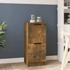 Image de Buffet Chêne Fumé 30x30x70 Cm Bois D'ingénierie Vidaxl