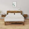 Image de vidaXL Tables de chevet murales 2 pcs Chêne fumé 34x30x20 cm817088