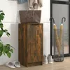 Image de vidaXL Armoire à chaussures Chêne fumé 30x35x70 cm Bois dingénierie 817099