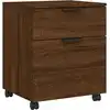Image de Classeur Mobile Avec Roues Chêne Marron 45x38x54 Cm Bois Vidaxl