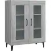 Image de Buffet Sonoma Gris 69,5x34x90 Cm Bois D'ingénierie Vidaxl