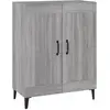 Image de Buffet Sonoma Gris 69,5x34x90 Cm Bois D'ingénierie Vidaxl