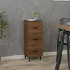 Image de Buffet Chêne Marron 34,5x34x90 Cm Bois D'ingénierie Vidaxl